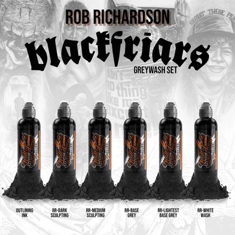 ROB RICHARDSON BLACK FRIAR GREYWASH 6 BOTTLE