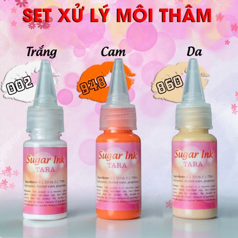 Set 03 màu xử lý môi thâm