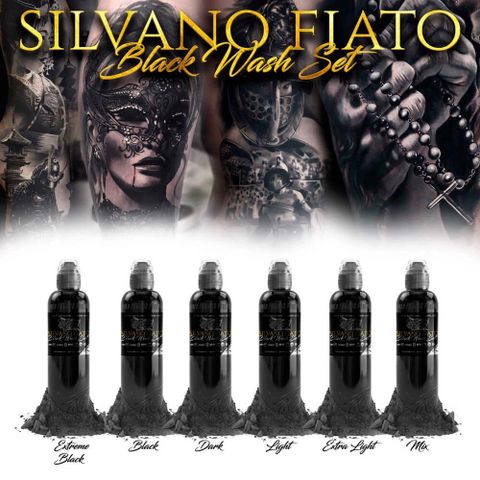 SILVANO FIATO BLACK WASH SET 6 BOTTLE