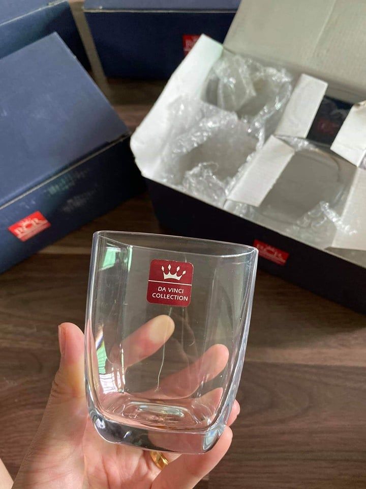 Set ly pha lê cao cấp RCR Da Vinci Collection