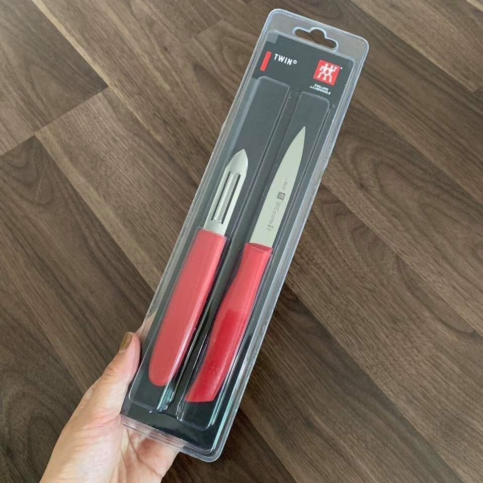 ZWILLING set dao cắt trái cây kèm dao bào 2 lưỡi