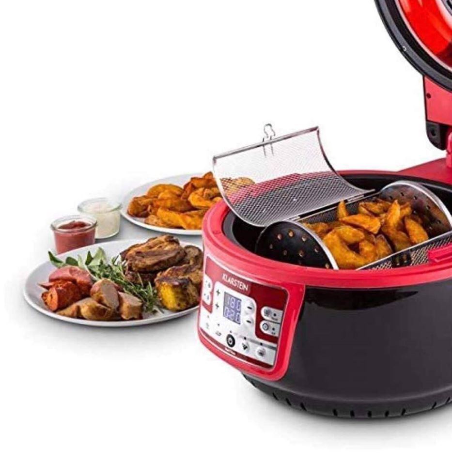 Nồi chiên không dầu Klarstein Turbo 9 lít màu đỏ