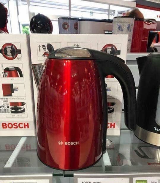 Bình đun siêu tốc BOSCH TWK7808 1,7 lít màu đỏ