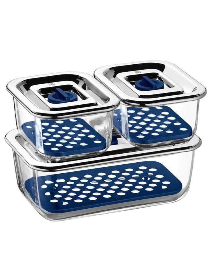 Set hộp thuỷ tinh đựng thực phẩm WMF Top Serve Set 3