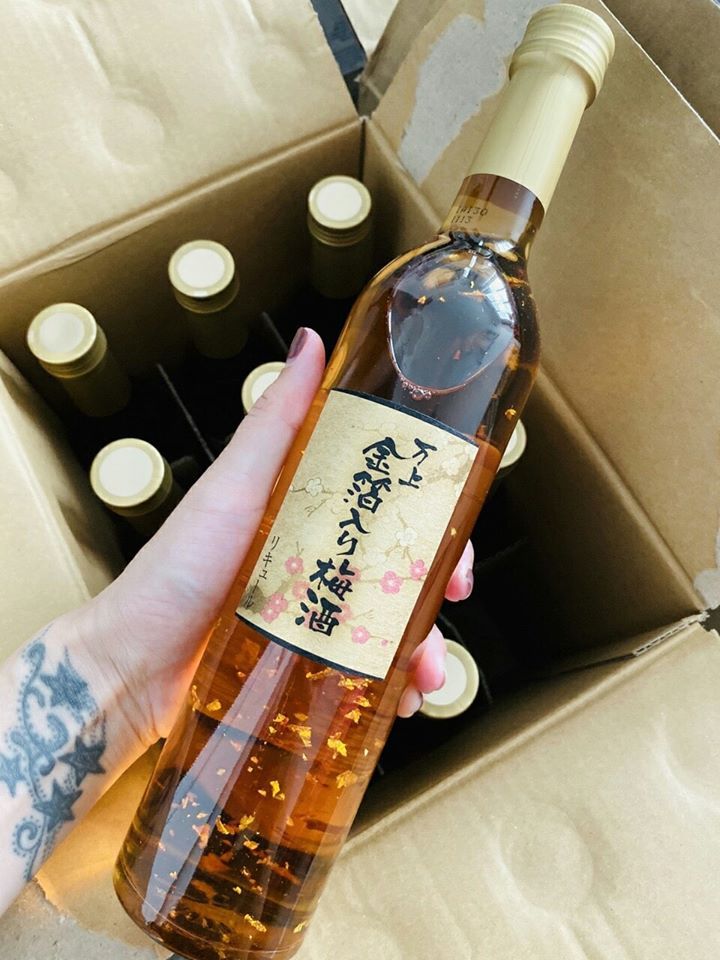 Rượu mơ vảy vàng Kikkoman Nhật Bản 500ml