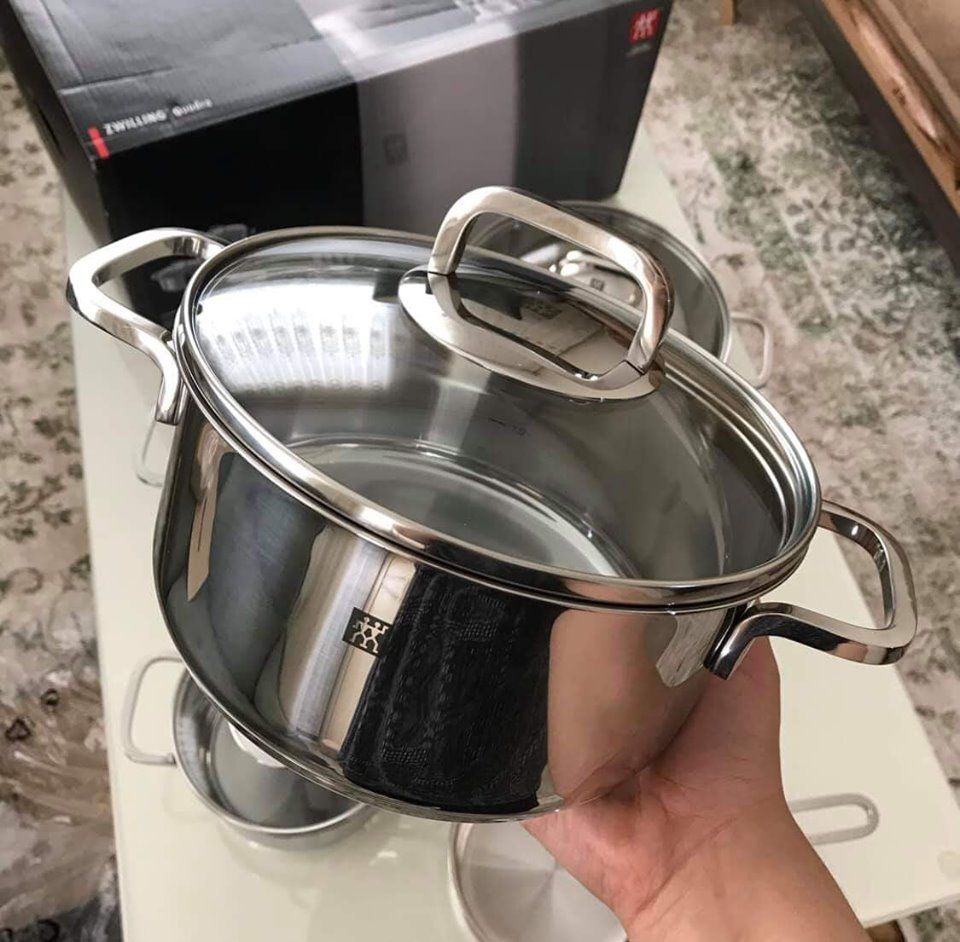 Bộ ZWILLING® Quadro 5 nồi 4 nắp kính
