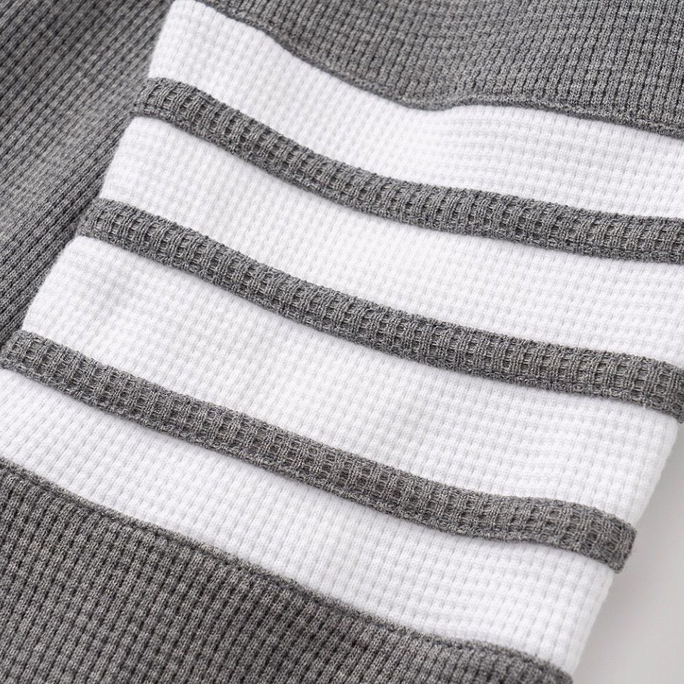 Áo khoác dệt kim nam nữ Thom Browne 4-Bar zip up 217 chất vải len bông cao cấp hàng thiết kế tay áo kẻ sọc sang trọng
