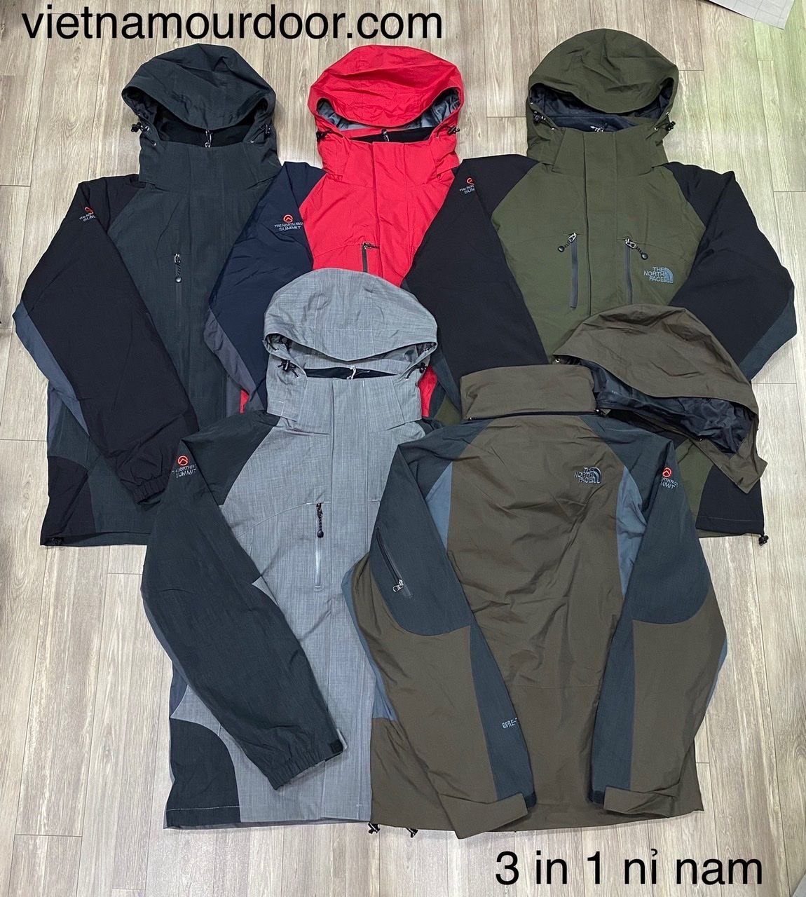  Áo Khoác 3 Lớp Nỉ Nam The North Face 