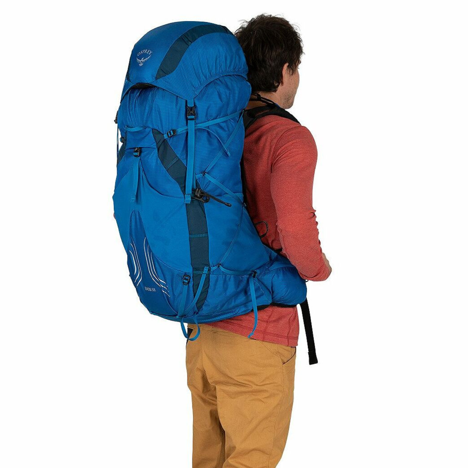 Balo Leo Núi OSPREY EXOS 58 Thiết Kế Thời Trang Có Áo Mưa Đi Kèm Có Trợ Lực