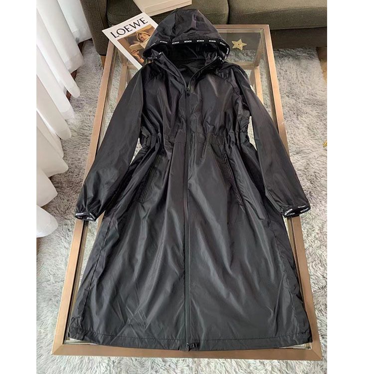 Áo Khoác Gió Phong Cách Hàn Quốc MONCLER Dáng Dài