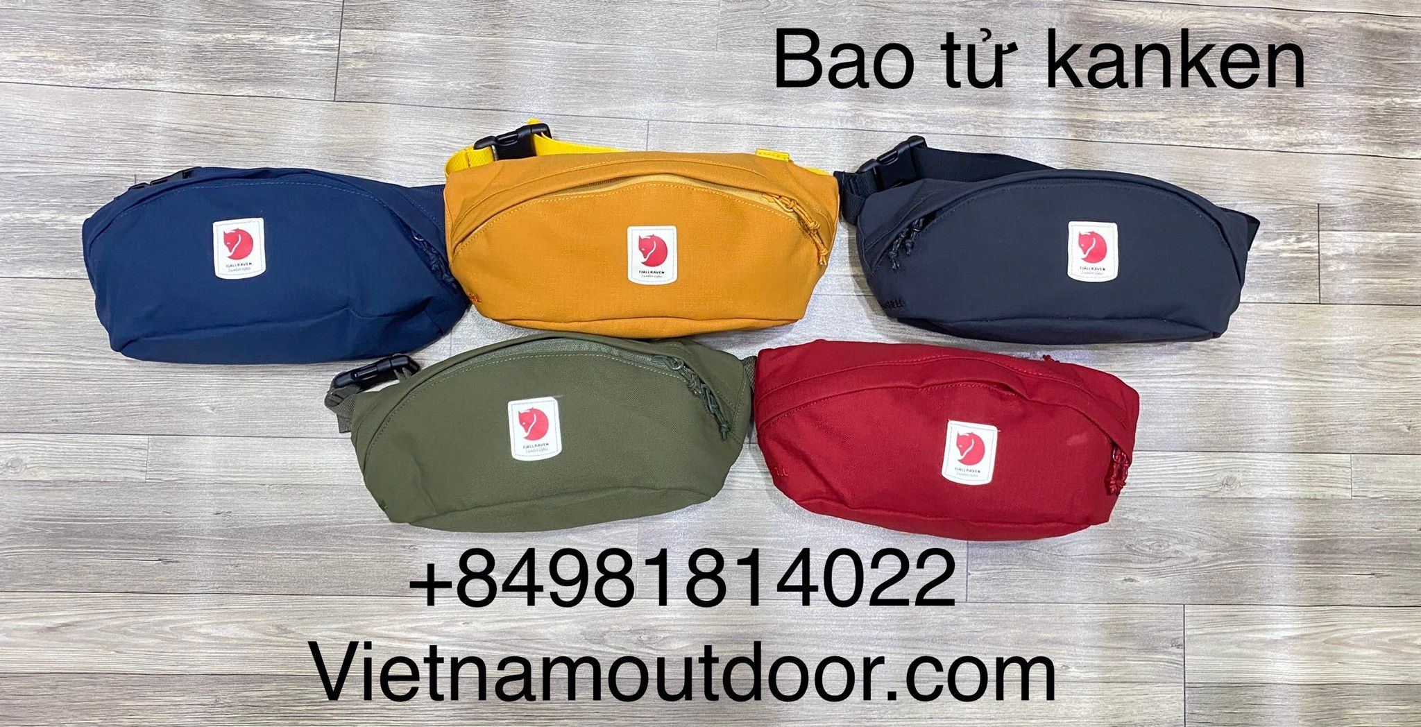 Túi đeo bụng kanken Fjallraven Ulvo Hip Pack Medi