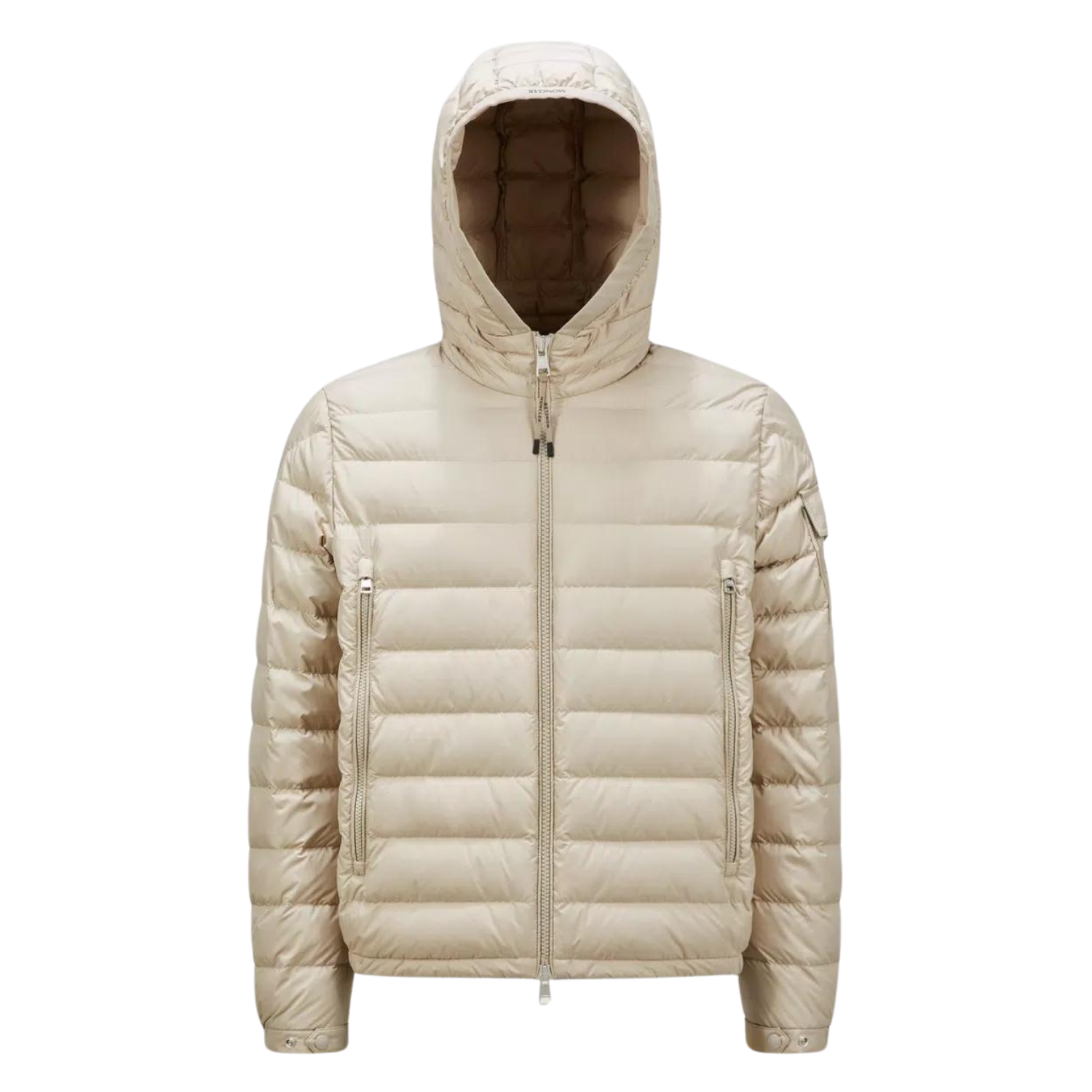 Áo Khoác MONCLER BEIGE GALION SHORT DOWN JACKET Lông Vũ Cao Cấp Chống Thấm Giữ Ấm