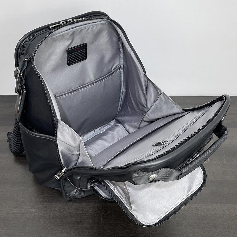 Balo Du Lịch TUMI ALPHA 3 BACKPACK LEATHER 9603173 Chống Thấm Nước Chính Hãng