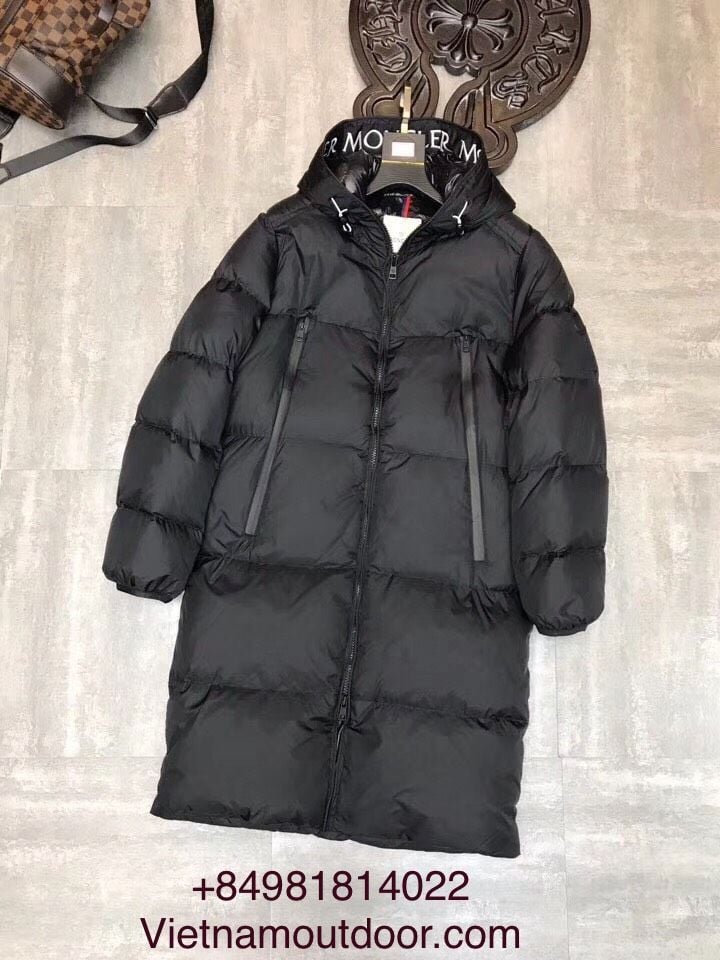 Áo Khoác Mangto Dáng Dài Lông Vũ Nam Moncler Templon