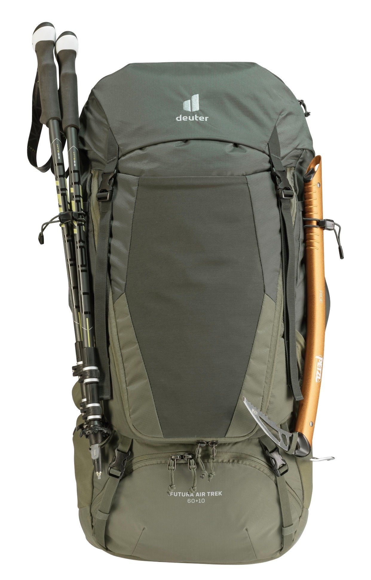  Balo du lịch thể thao leo núi Deuter Futura Air Trek 60 + 10 Backpack Trekking nam nữ phượt có trợ lực chống nước tốt 