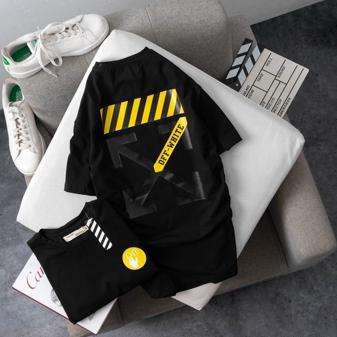 Áo Thun Off White Cao Cấp Phản Quang