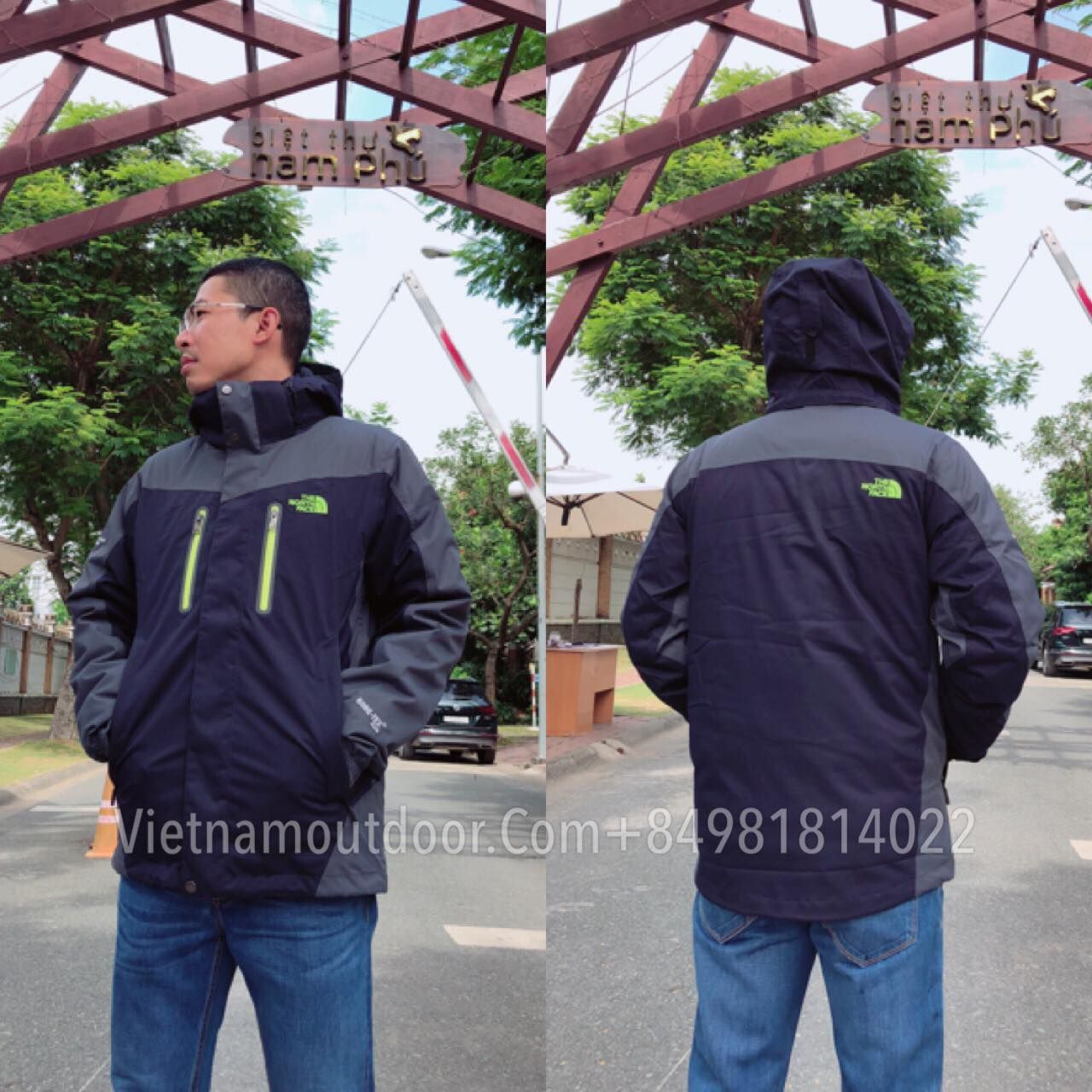 Áo khoác TNF Lông Vũ 3 in 1 Nam ( 3 lớp )