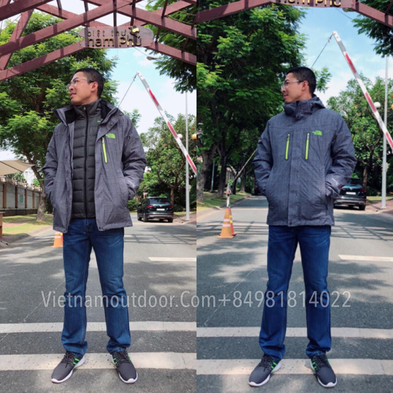 Áo khoác TNF Lông Vũ 3 in 1 Nam ( 3 lớp )