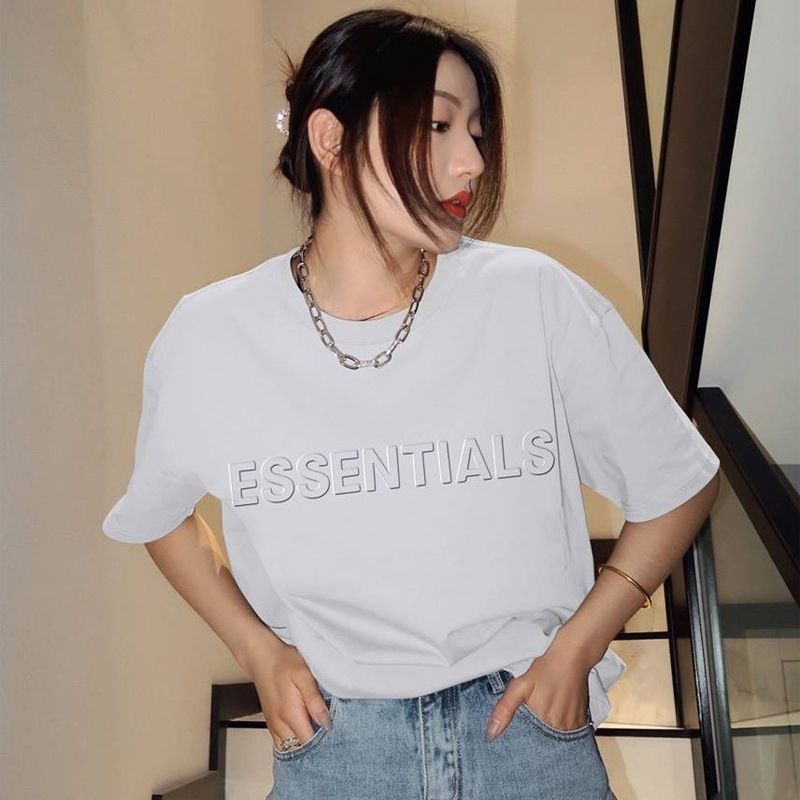 Áo Thun Nam Nữ Phong Cách Hàn Quốc ESSENTIALS