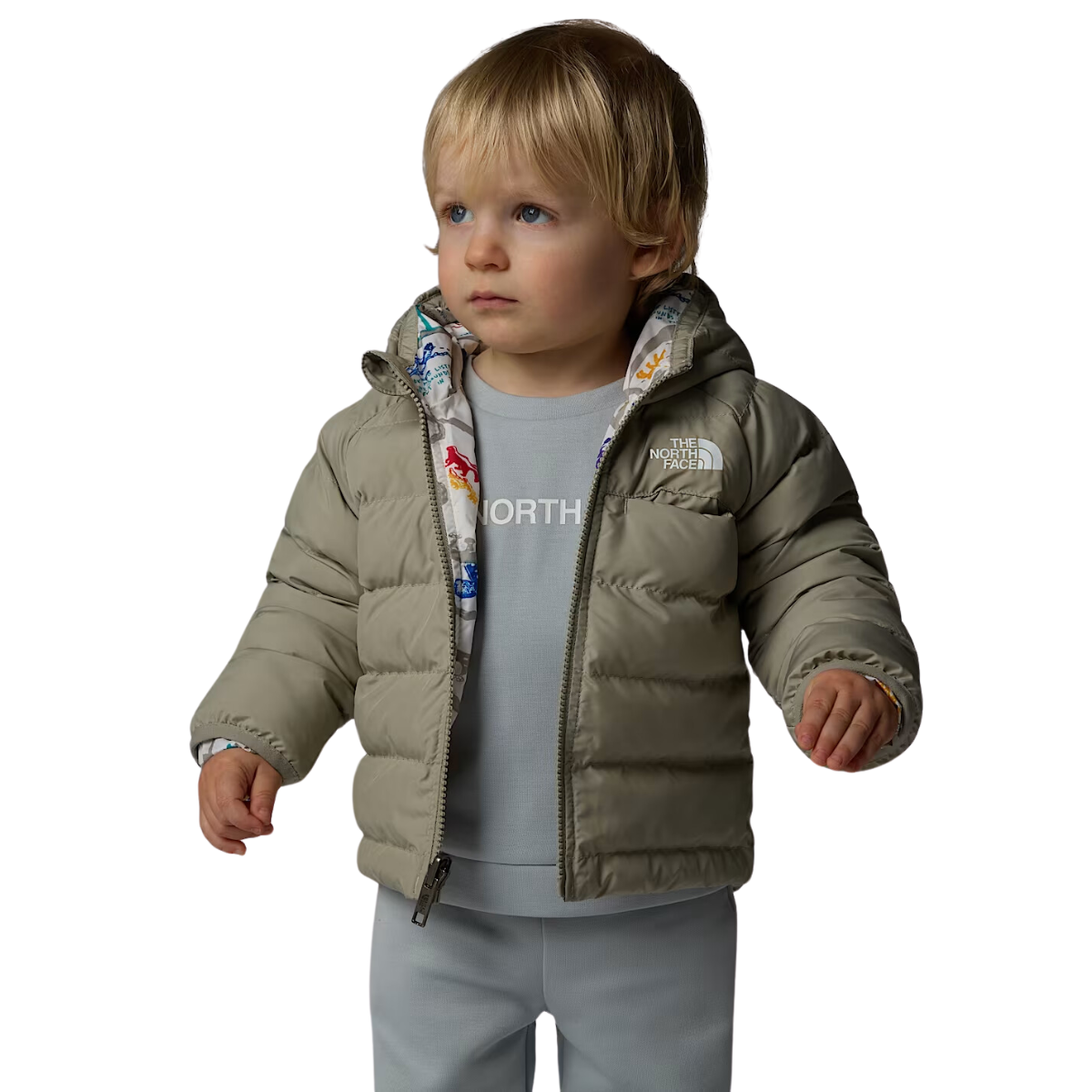 Áo Khoác Phao Trẻ Em THE NORTH FACE BABY REVERSIBLE PERRITO HOODED JACKET