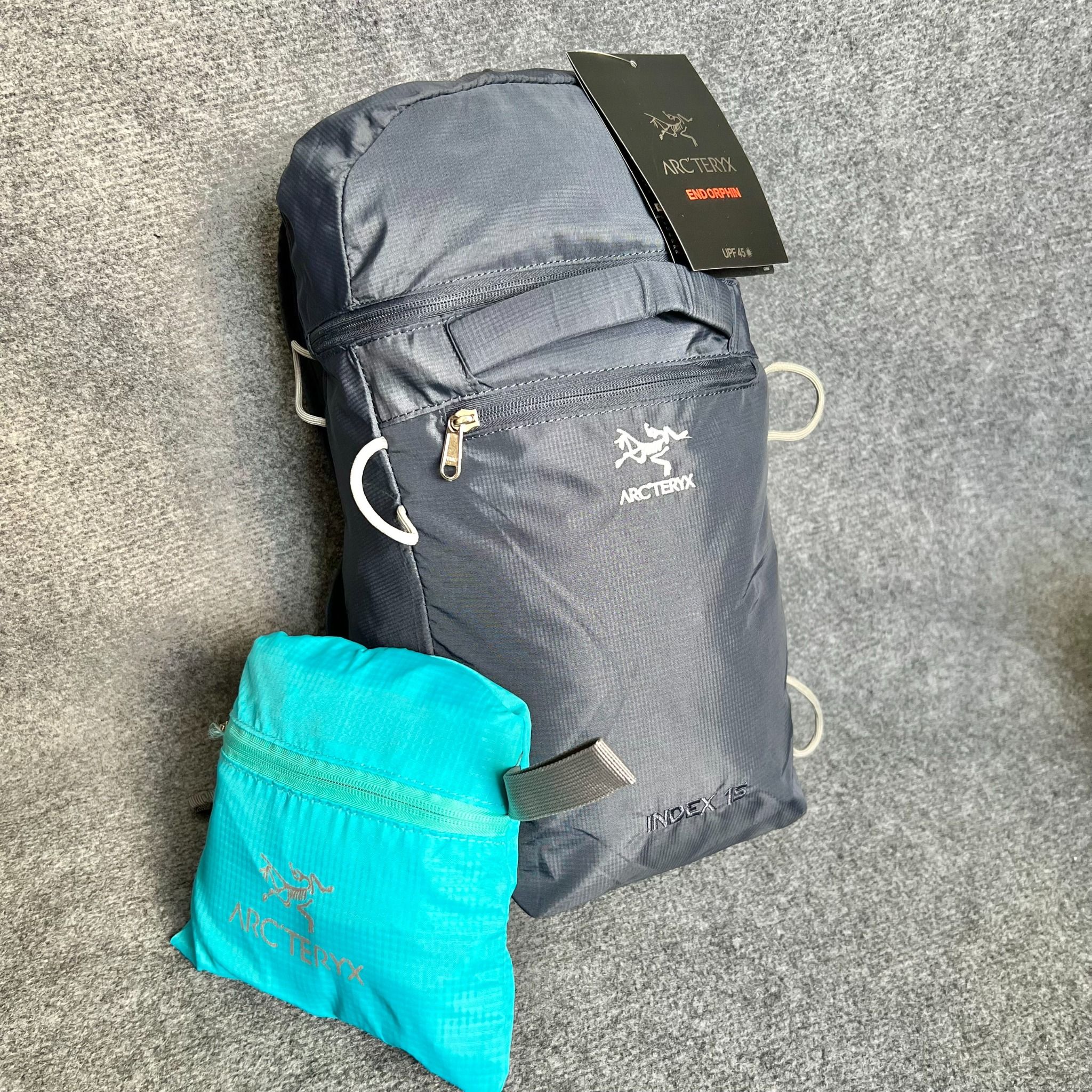 Balo Gắp Gọn Arc'teryx Index 15 Chống Nước Xếp Gọn