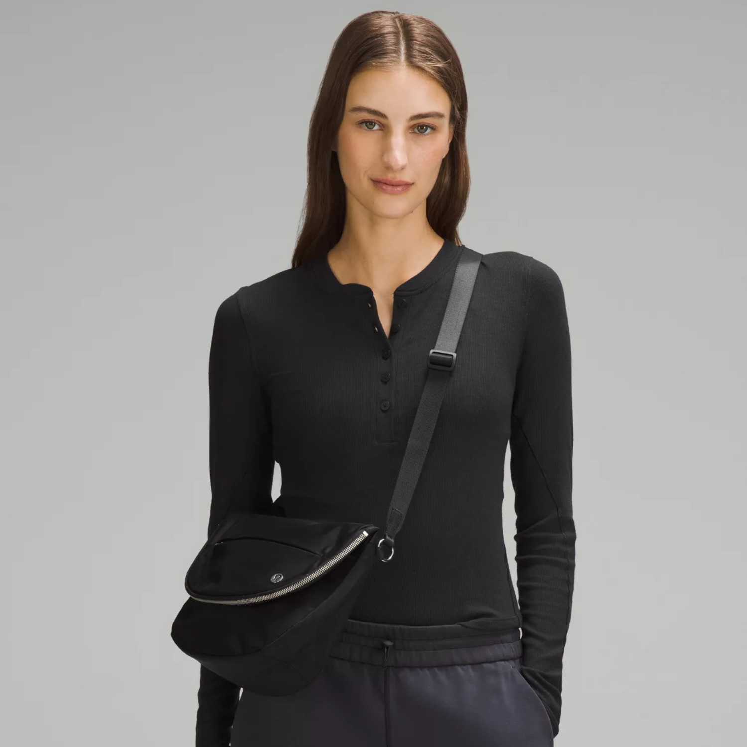 Túi Đeo Chéo LULULEMON ALL NIGHT MICRO FESTIVAL BAG 5L ZIP TOP Chống Thấm Nước Bền Bỉ Nhẹ Nhàng
