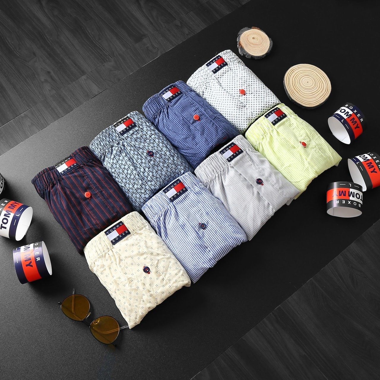 Quần Đùi Ngủ Nam Tommy - Abercrombie