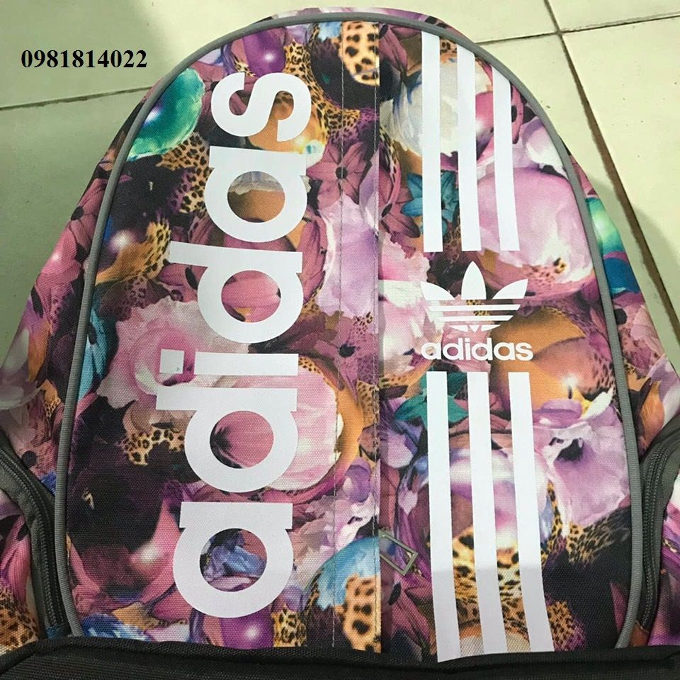 Balo Adidas họa tiết hoa