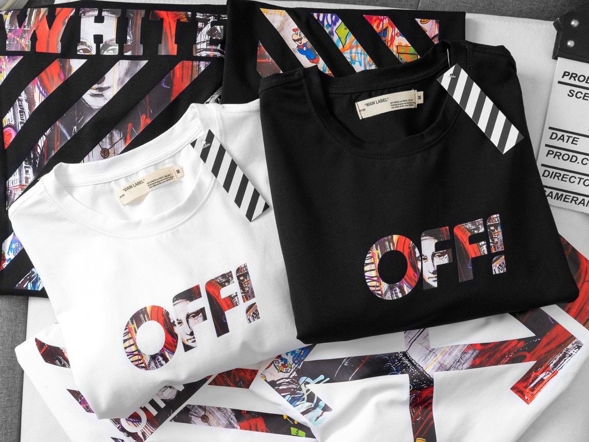  Áo Thun Off White Cao Cấp Phản Quang 