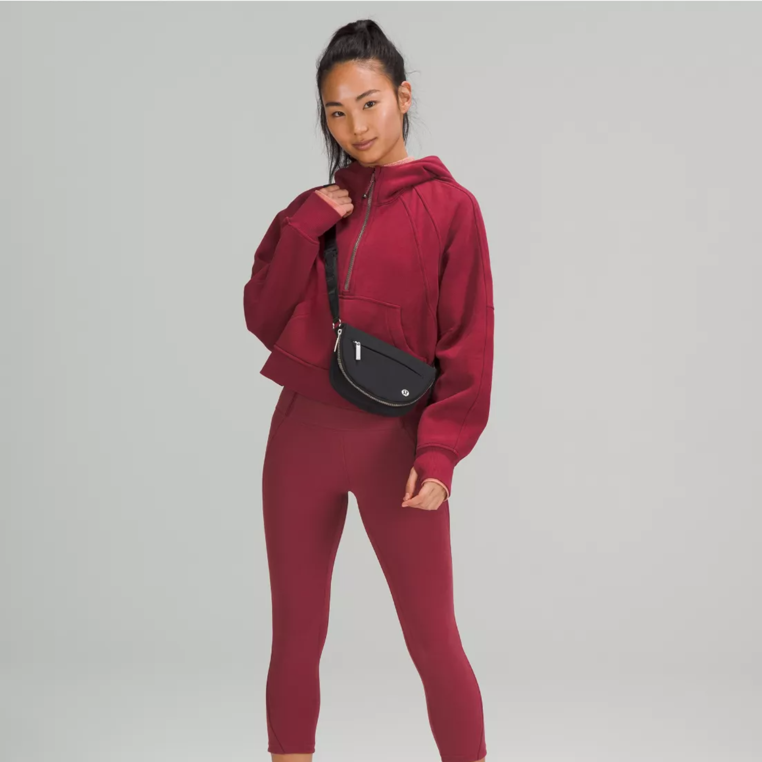 Túi Đeo Chéo LULULEMON ALL NIGHT MICRO FESTIVAL BAG 2L ZIP TOP Chống Thấm Nước Bền Bỉ Nhẹ Nhàng
