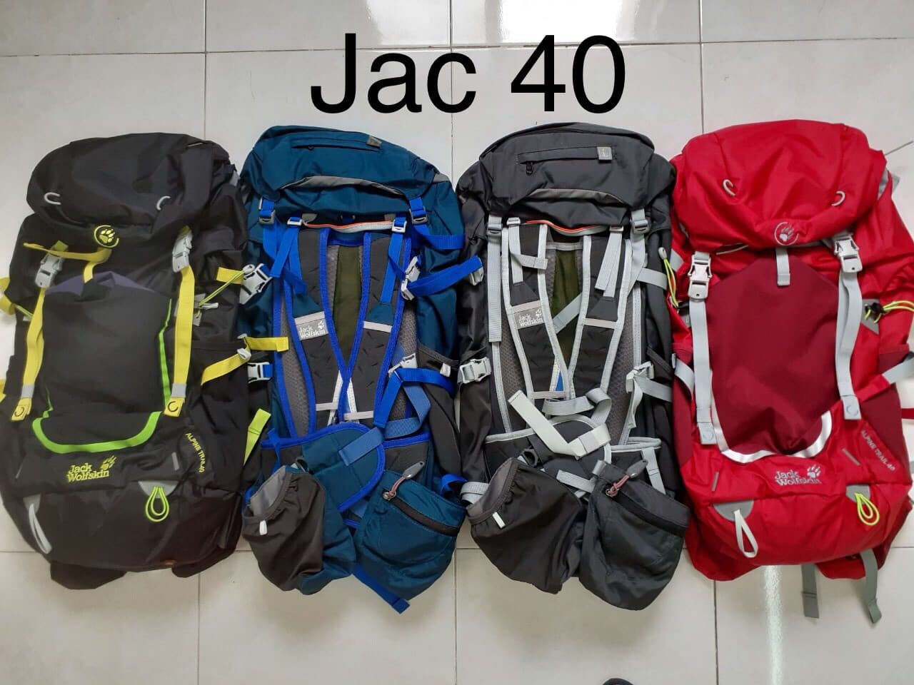 Balo Leo Núi Jack Wolfskin Alpine Trail 40L