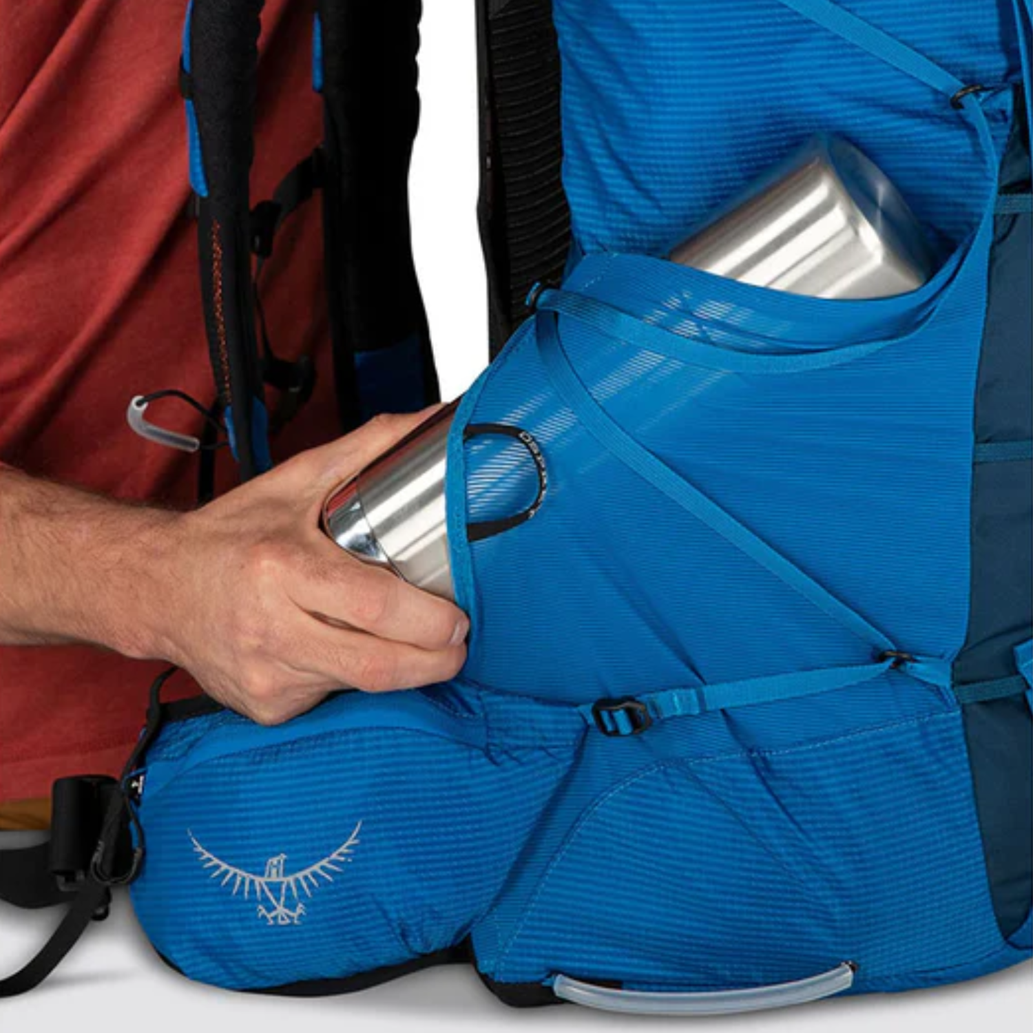 Balo Leo Núi OSPREY EXOS 58 Thiết Kế Thời Trang Có Áo Mưa Đi Kèm Có Trợ Lực