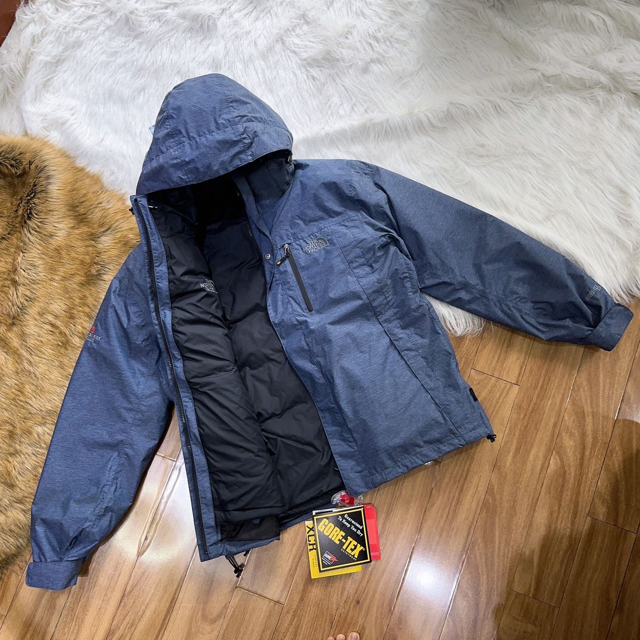 Áo Khoác Nam Lông Vũ THE NORTH FACE MEN'S MOUNTAIN LIGHT TRICLIMATE 5 in 1 GORE-TEX JACKET