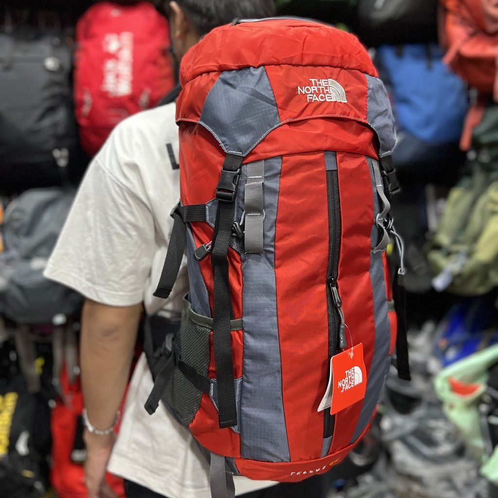 Balo du lịch thể thao leo núi The North Face Tellus 55 Backpack Trekking phượt nam nữ có khung trợ lực chống nước tốt