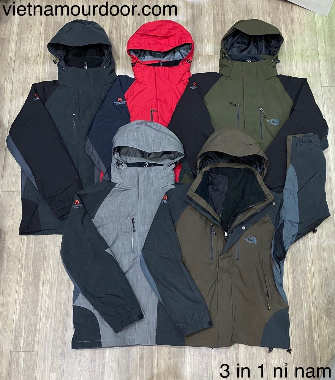 Áo Khoác 3 Lớp Nỉ Nam The North Face