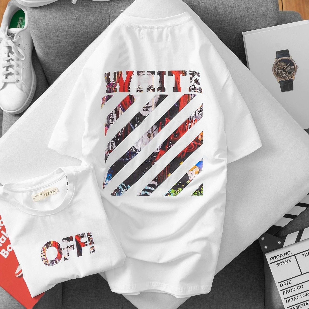 Áo Thun Off White Cao Cấp Phản Quang