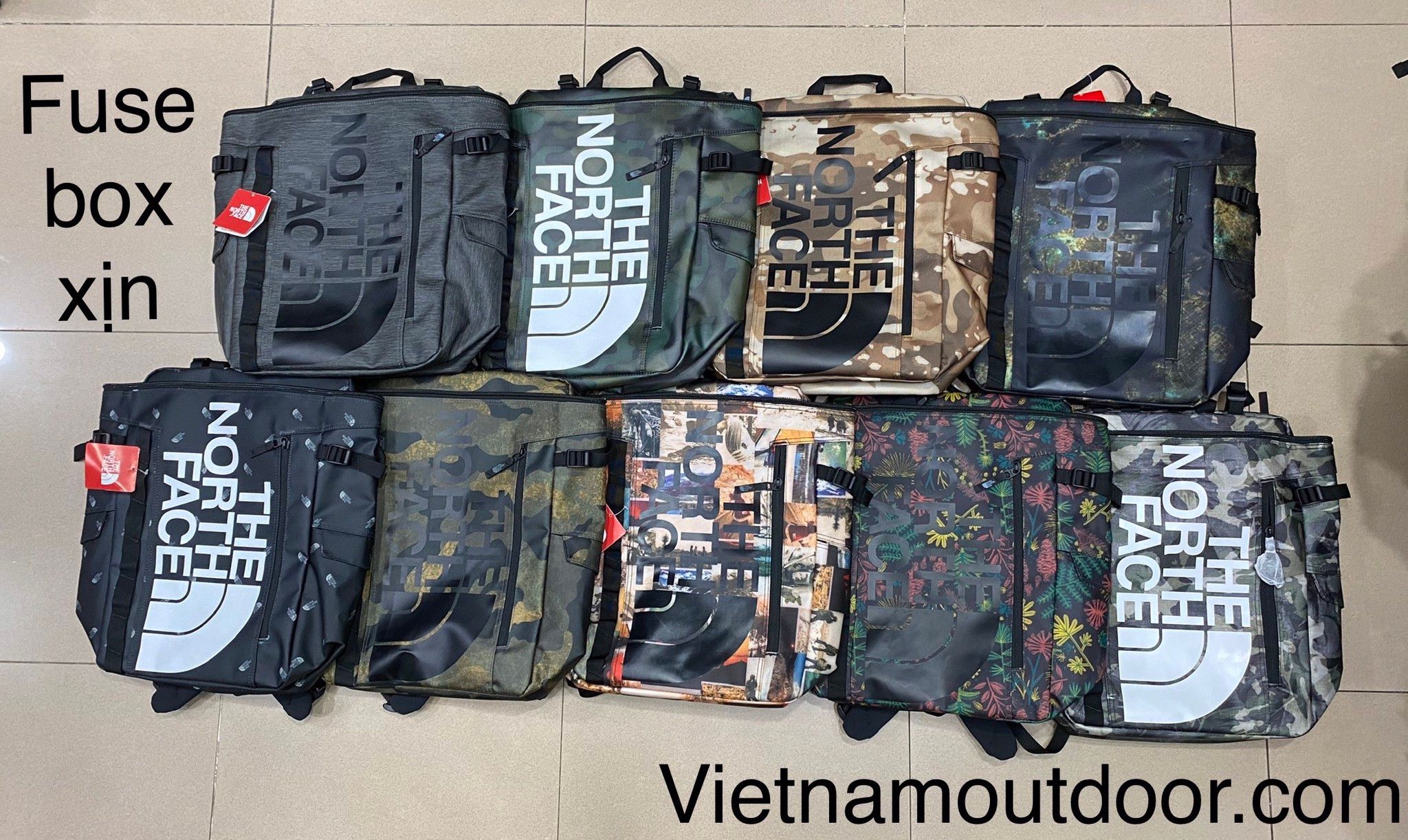  ⚡️ [ HÀNG XUẤT DƯ ] Balo vuông The North Face Fuse box 2 xịn 