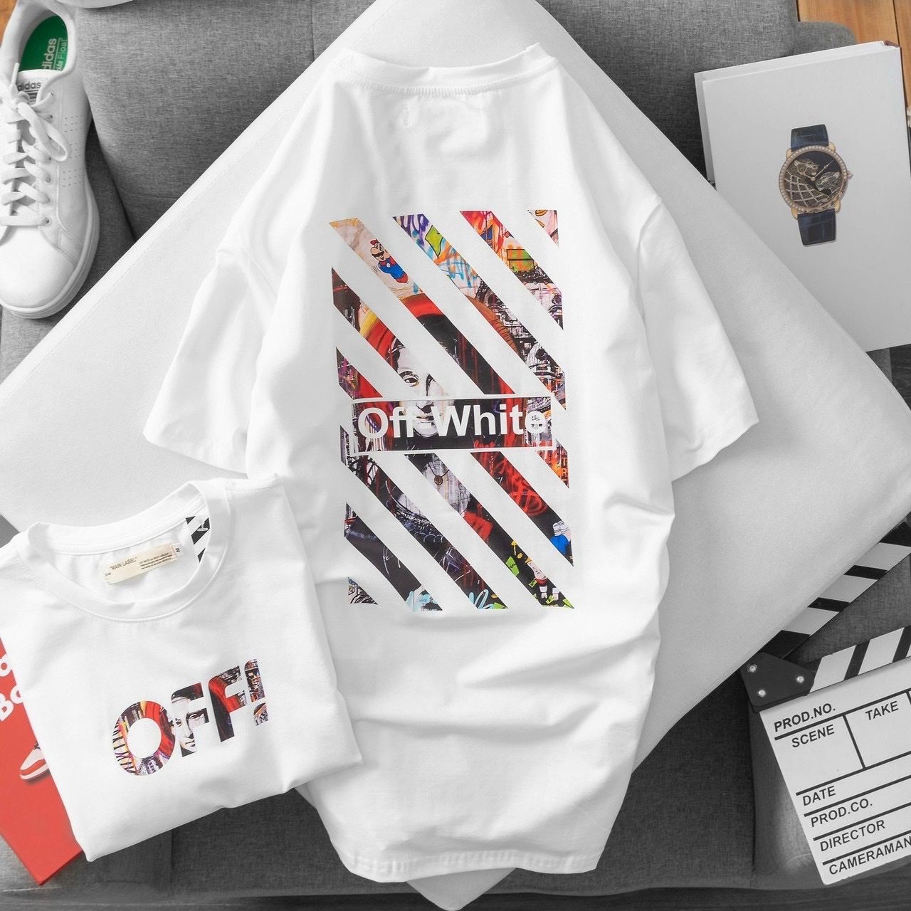 Áo Thun Off White Cao Cấp Phản Quang