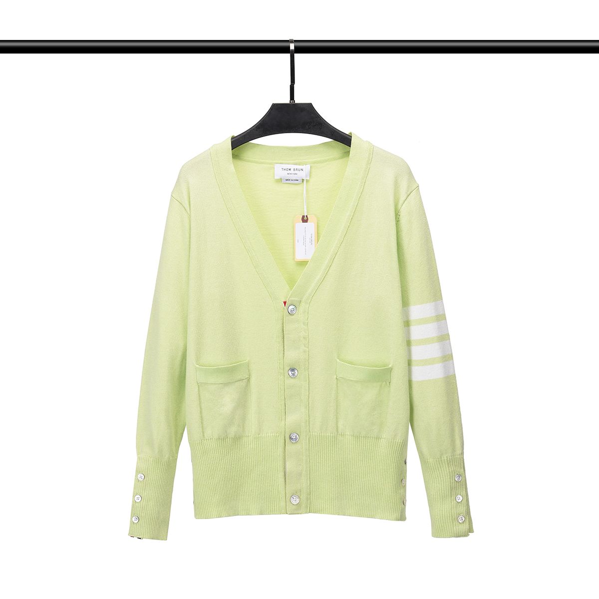 Áo Cardigan Tay Dài THOM BROWNE CASHMERE 4-BAR CLASSIC V-NECK CARDIGAN
