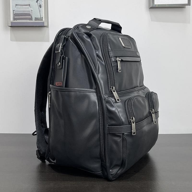Balo Du Lịch TUMI ALPHA 3 BACKPACK LEATHER 9603173 Chống Thấm Nước Chính Hãng