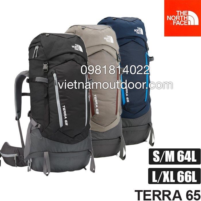  ⚡️ [ HÀNG XUẤT DƯ ] Balo Phượt The North Face Terra 65 - Balo du lịch cao cấp 