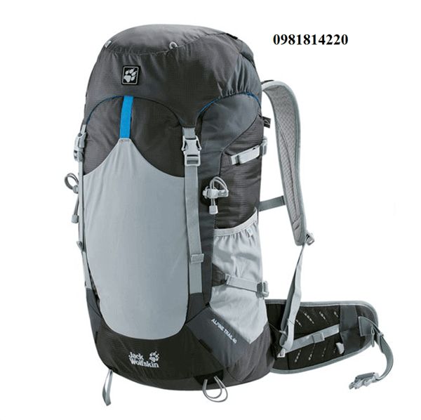  ⚡️ [ HÀNG XUẤT DƯ ] Balo Leo Núi Jack Wolfskin Alpine Trail 40L - Balo leo núi - Balo phượt cao cấp 