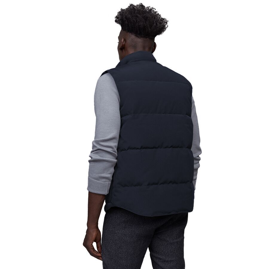  Áo phao ghi lê lông vũ nam cao cấp áo gile nam phối túi Canada Goose Freestyle Crew Vest thiết kế kiểu dáng thể thao 