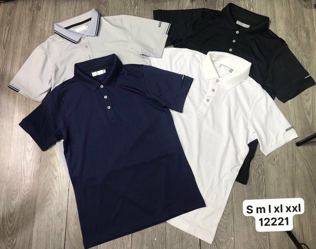 Áo thun co cổ polo nam Porsche Adidas