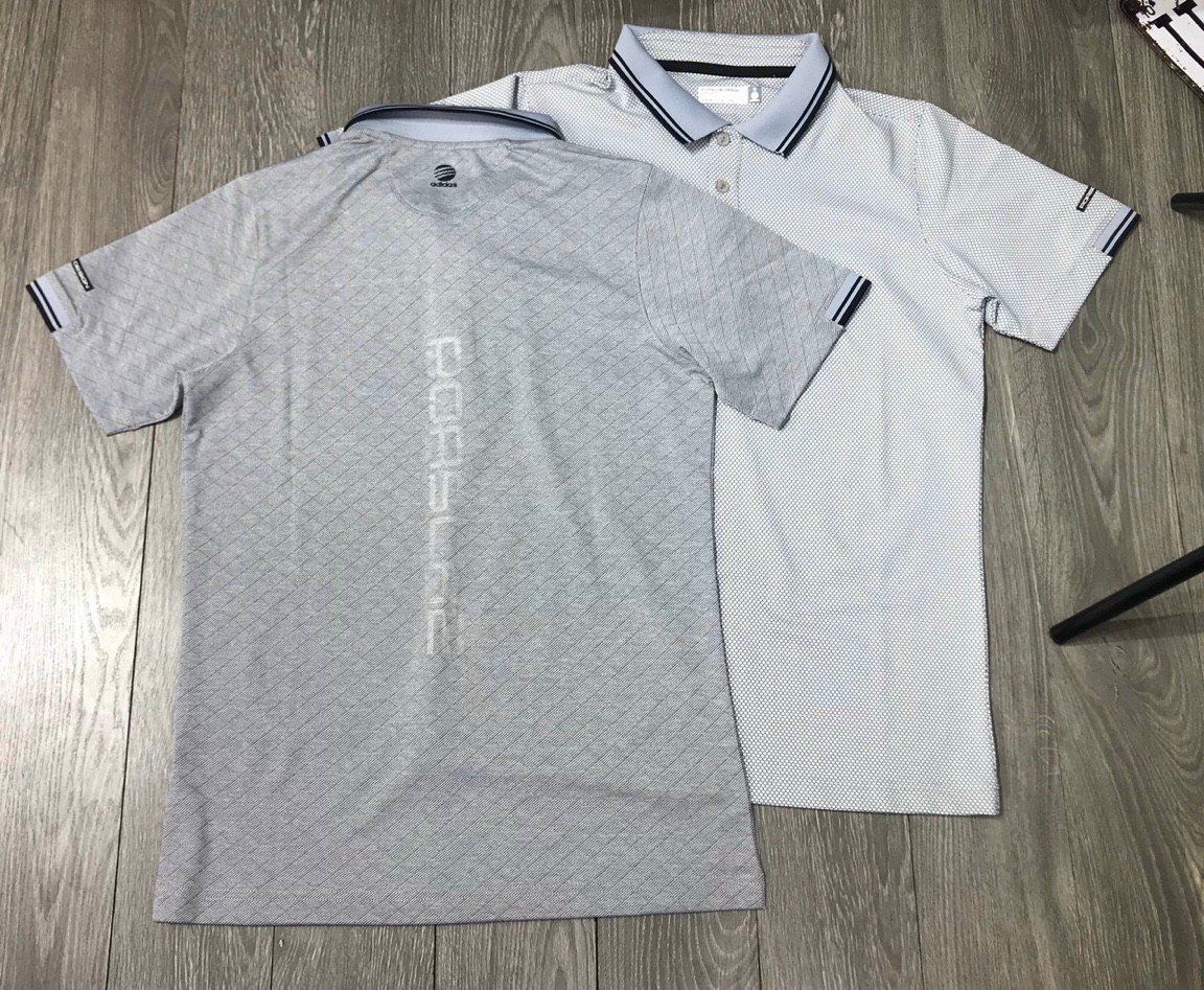 Áo thun co cổ polo nam Porsche Adidas