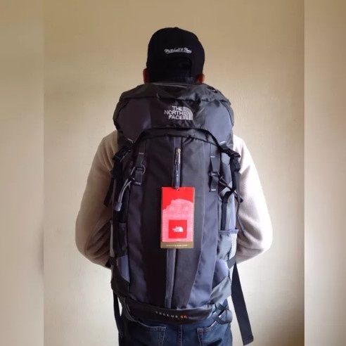 Balo du lịch thể thao leo núi The North Face Tellus 55 Backpack Trekking phượt nam nữ có khung trợ lực chống nước tốt