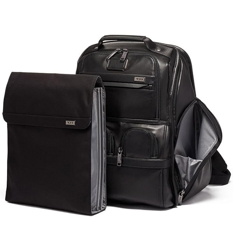 Balo Du Lịch TUMI ALPHA 3 BACKPACK LEATHER 9603173 Chống Thấm Nước Chính Hãng