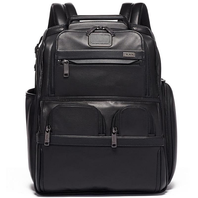 Balo Du Lịch TUMI ALPHA 3 BACKPACK LEATHER 9603173 Chống Thấm Nước Chính Hãng
