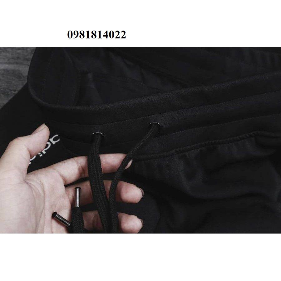 Quần thể thao khóa kéo in chữ Nike