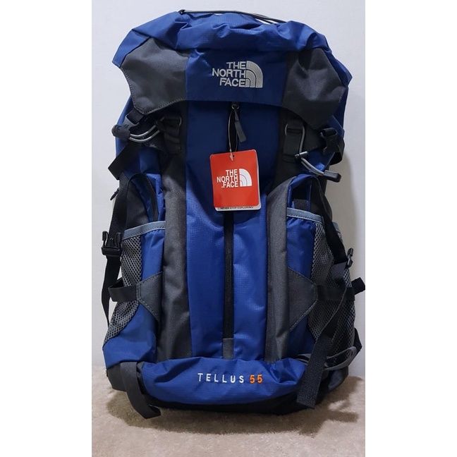 Balo du lịch thể thao leo núi The North Face Tellus 55 Backpack Trekking phượt nam nữ có khung trợ lực chống nước tốt